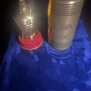 Jean Paul Gaultier Gold and Red Bottle Set